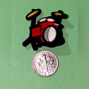 (10 for $15) Musical Instruments Drum Set Crocs Shoes Charms